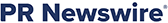 PR Newswire titlecase in a thick dark blue sans-serif font with registered trademark at the end in superscript on a white background.